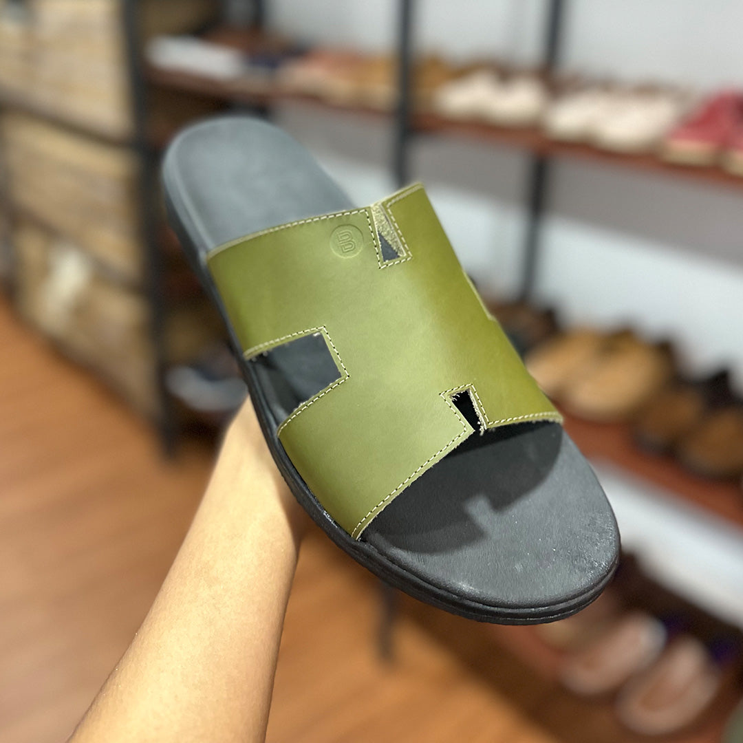 H Sandals Olive