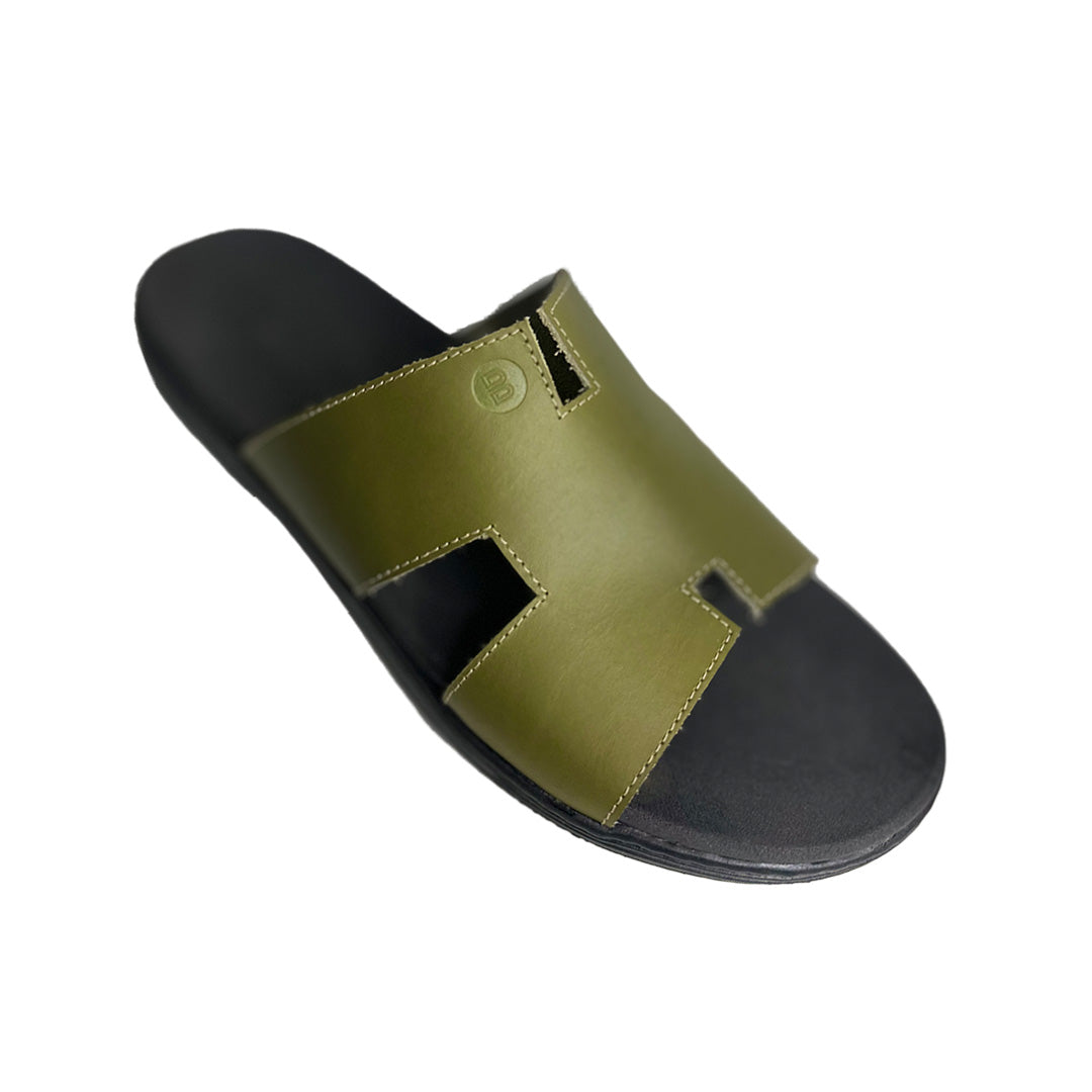 H Sandals Olive